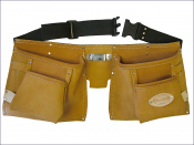 Faithfull FAIDTNP3 Double Tool & Nail Pouch
