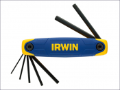 IRWIN FOLDING HEXAGON KEY SET IRWT10765  7PC  2MM-8MM