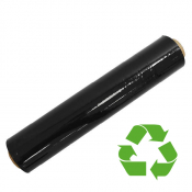 BLACK STRETCH PALLET WRAP 500mm X 240mtr X 23mic