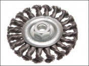 FAITHFULL CIRCULAR WIRE BRUSH 115x12mm M14 Bore FAIWBCT115