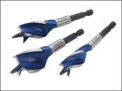 IRWIN STUBBY 3PCE WOOD BIT SET IRW1922006 16-25mm