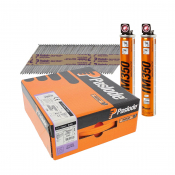 Paslode 141227 75mm Galv-Plus Ring Framing Nails For IM350 & IM350+ (2200pk + 2 Fuel Cells)