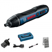 BOSCH GO CORDLESS SCREWDRIVER 3.6V IN L-BOXX(25 ACCESSORIES)