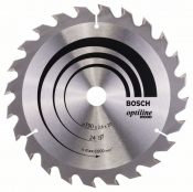 BOSCH OPTILINE CIRCULAR SAW BLADE 2608640612 190x20/16x24T