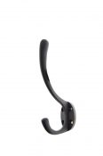 AHCHMB Traditional Hat & Coat Hook Matt Black