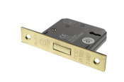 ALKDEAD3LK25PB 2.5inch Deadlock Polished Brass