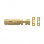 ASB4SB 4inch Surface Door Bolt Satin Brass