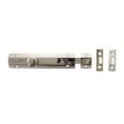 ASB6PN 6inch Surface Door Bolt Polished Nickel