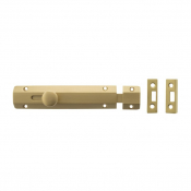 ASB6SB 6inch Surface Door Bolt Satin Brass