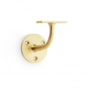 AW750SB Architectural Handrail Bracket Satin Brass