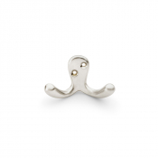 AW773SN Victorian Double Robe Hook Satin Nickel