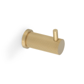AW776SBPVD Brunel Reeded Coat Hook Satin Brass PVD
