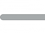 Bullnose Window Large End Cap White