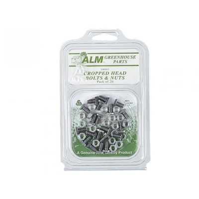 CROPPED GLAZE BOLTS NUTS (20) ALMGH003