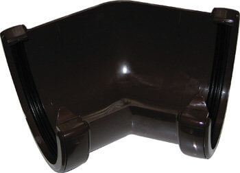 FLOPLAST HI-CAP GUTTER ANGLE 135* RAH2 BROWN