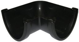 FLOPLAST HI-CAP GUTTER ANGLE 90o Angle RAH1 BLACK
