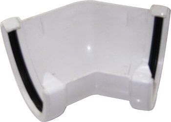 FLOPLAST HI-CAP GUTTER ANGLE 135* RAH2 WHITE