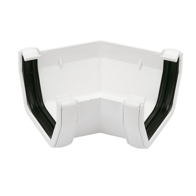 GUTTER ANGLE 135o WHITE SQUARE RAS2