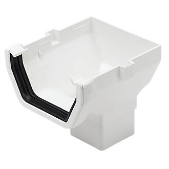 STOPEND OUTLET WHITE SQ ROS2