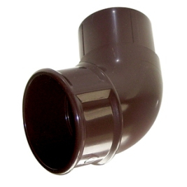 OFFSET BEND 92 1/2o HALF ROUND RB1 BROWN
