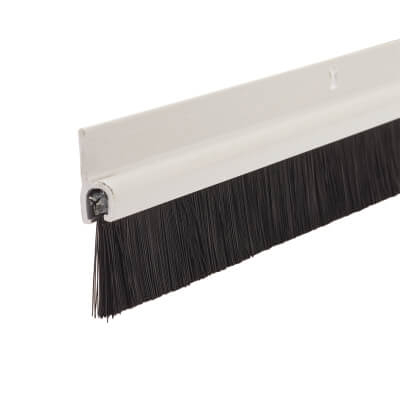 EXITEX BRUSH SEAL STRIP 914mm WHITE PVC