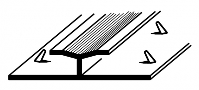EASYLAY DOUBLE CARPET EDGE ALUM 895mm CE200