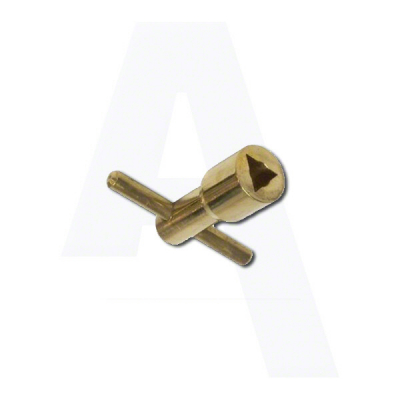 ASEC BRASS METER BOX KEY TRIANGULAR