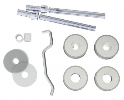 Eurospec BBF1019SSS Back-to-Back Fixing Pack Satin Stainless Steel