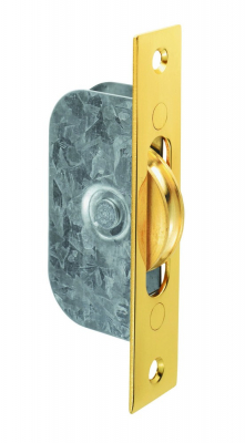 Carlisle Brass AQ93 Sash Window Axle Pulley Brass Wheel & Face