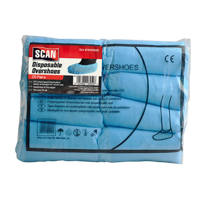 SCAN SCAWWDISSHOE DISPOSABLE OVERSHOE20 PAIRS OSFA