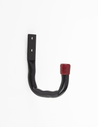 7cm TUBULAR HOOK WITH RED VINYL CAP H352X  EACH