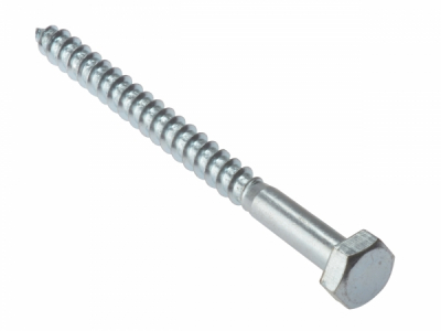 Coach Screws Hex Head Zinc Plated