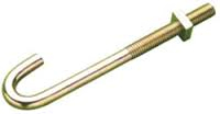 Hook Bolts & Nut Zinc Yellow Passivated