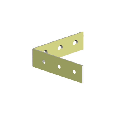 Corner Brace BZP / Yellow Passivated