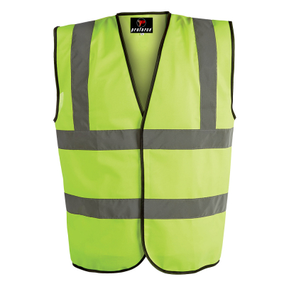Briggs Proforce HV08 Yellow Class 2 Hi-Viz 2 Band Waistcoat