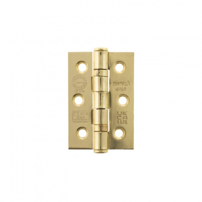 Atlantic 3Inch Ball Bearing Hinge Polished Brass