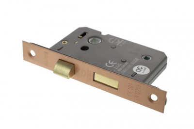 ALKBATH3USC 3Inch Bathroom Lock Urban Satin Copper