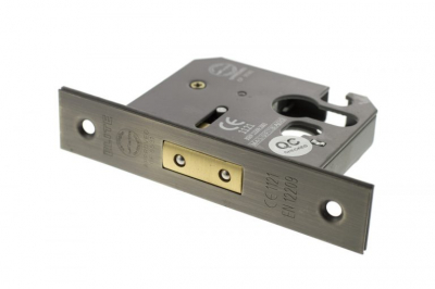 ALKDEADE25MAB 2.5Inch Euro Deadlock Matt Antique Brass