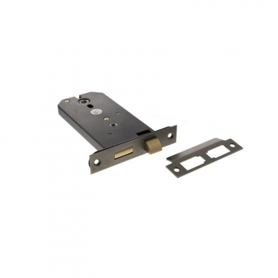 ALKHZBDS 6Inch Bathroom Sashlock Distressed Silver