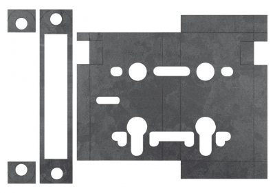 ALKINTBATHFD30 Intumescent Bathroom Lock Kit FD30 1mm