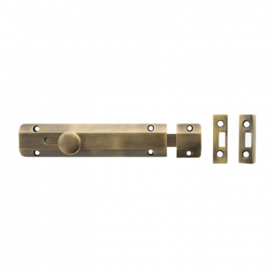 ASB6AB 6Inch Surface Door Bolt Antique Brass