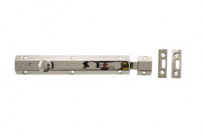 ASB8PN 8Inch Surface Door Bolt Polished Nickel