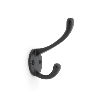 AW770BL Victorian Hat & Coat Hook Black