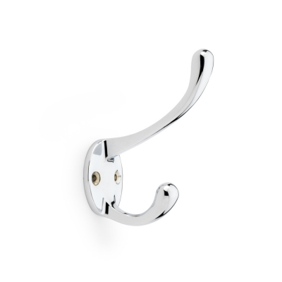 AW770PC Victorian Hat & Coat Hook Polished Chrome