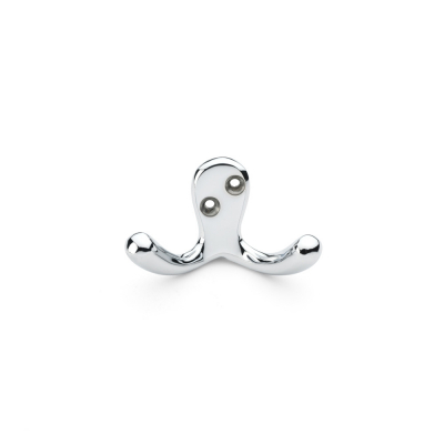AW773PC Victorian Double Robe Hook Polished Chrome