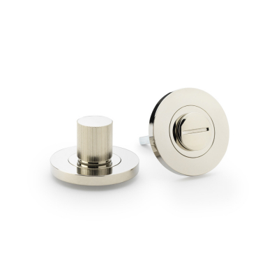 A & W AW792PNPVD REEDED TURN & RELEASE POLISHED NICKEL PVD