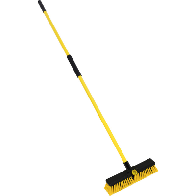 BULLDOZER H/D 14Inch BROOM CLIPPED WITH HANDLE