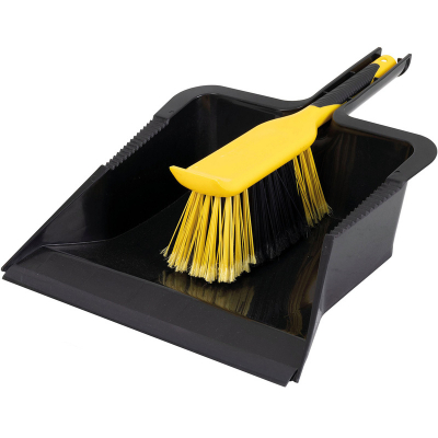 BULLDOZER H/D DUST PAN AND BRUSH SET